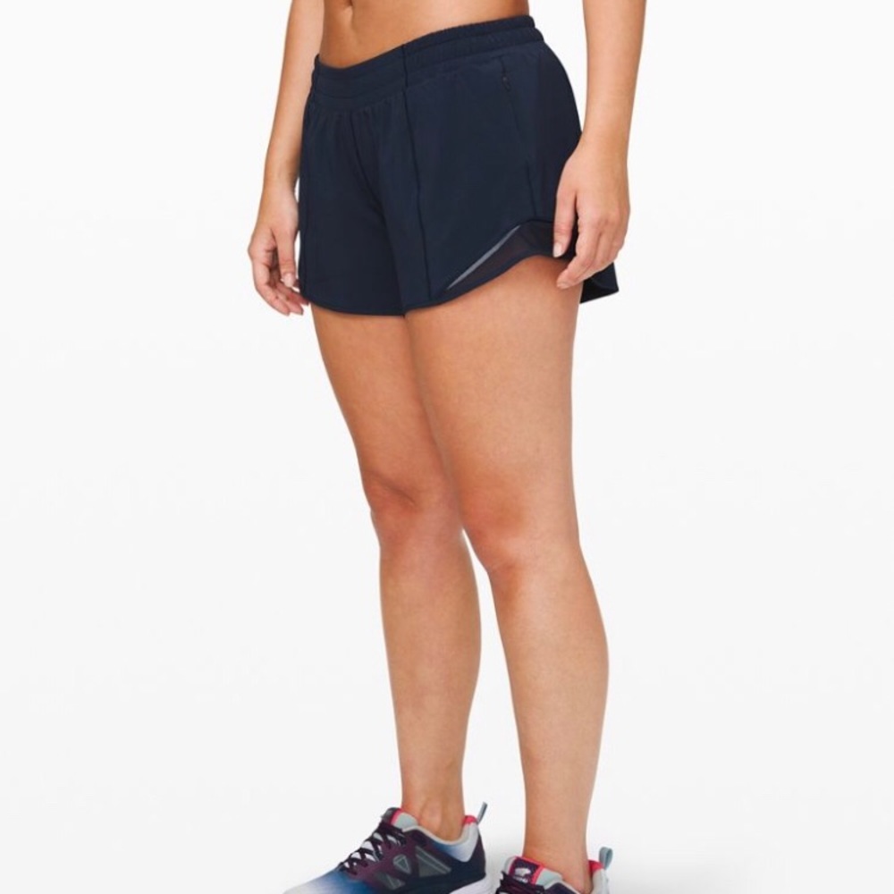Navy Hottie Hot Short 4” Tall